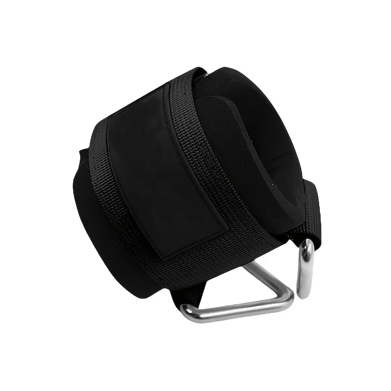 The IronLine Wrist Cuffs: Cable machine attachment for effective arm strength training.