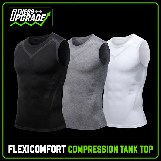 FlexiComfort Compression Tank Top: Quick Dry Sportswear for Fitness & Bodybuilding