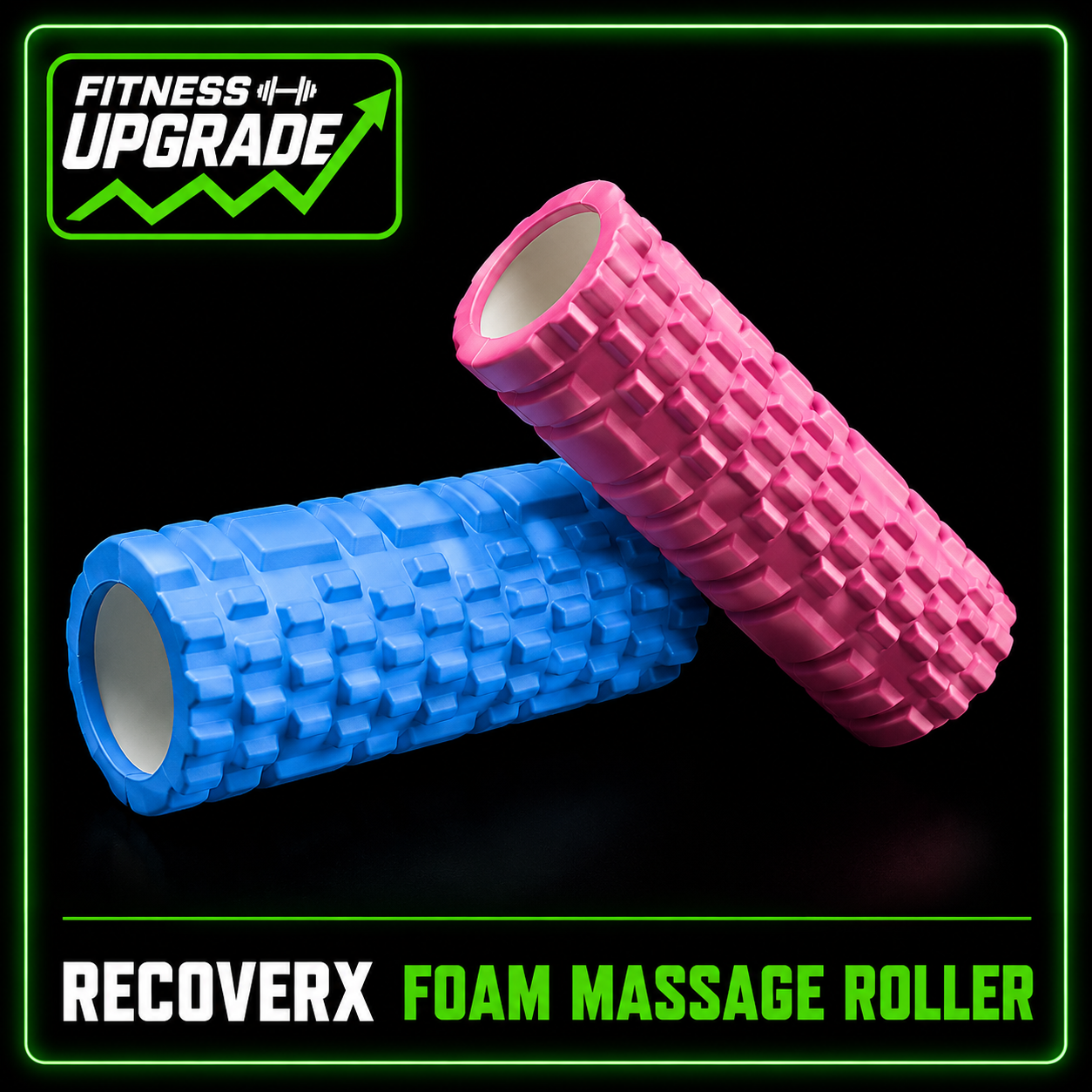 RecoverX Foam Massage Roller: Effectively reduce muscle tension, fatigue and injury