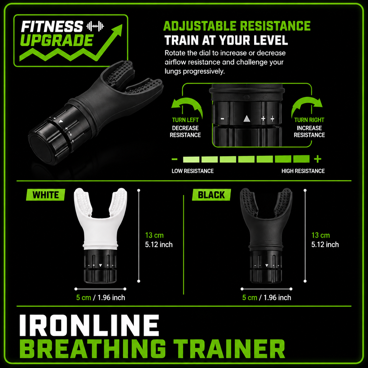 The IronLine Breathing Trainer: Respiratory endurance and lung strength training.