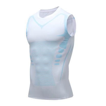 FlexiComfort Compression Tank Top: Quick Dry Sportswear for Fitness & Bodybuilding